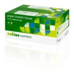 Falthandtücher recycelt 25 cm x 32 cm 2-lagig C-Falz weiss Satino Comfort PT3