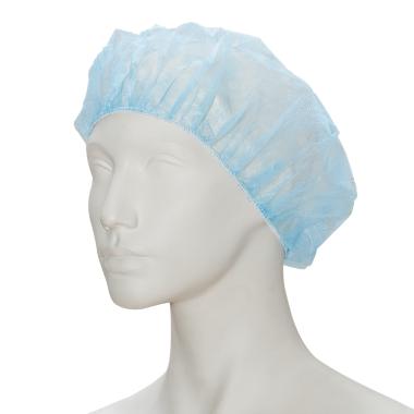 86001241 PP-Haarhaube Gr. L-53 cm blau Baretthaube – Bild 1