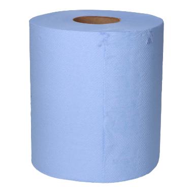 86001253 Putztuchrolle 36 cm x 22 cm x 180 m 2-lagig 500 Blatt blau – Bild 1