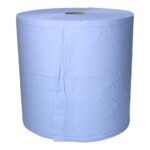 Putztuchrolle recycelt 36 cm x 38 cm x 360 m 3-lagig 1000 Blatt blau