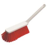 Handbesen 31 cm x 4 cm x 9 cm rot weiche Borsten