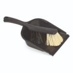 Kehrgarnitur 330 mm x 200 mm x 100 mm mit Lippe anthrazit weiche Borsten