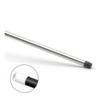 Alu-Stiel Ø 22 mm x 1400 mm mit weissem Griff