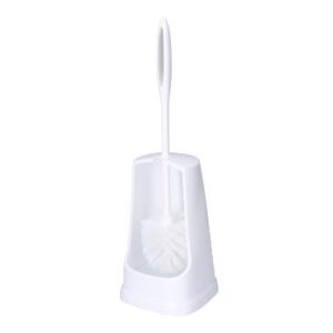 WC-Garnitur Ständerform PP 365 mm x 80 mm x 80 mm mit Rundbürste weiss