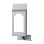 Frontblende 7,8 cm x 7,8 cm x 19,7 cm silber für Seifenspender 500ml