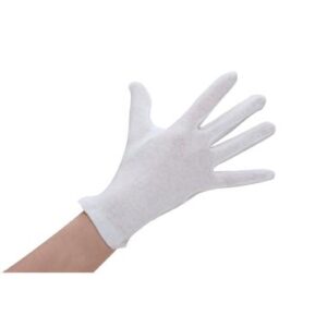 Servierhandschuhe Baumwolle weiss Gr. 10
