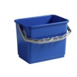 Eimer 24 cm x 16 cm x 20 cm 4L blau mit Kunststoffbügel