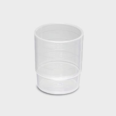 86004264 Mehrweg-Medikamentenbecher Ø 30 mm x 40 mm 25ml transparent – Bild 1