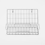 Becher-Spülkorb 43 cm x 21 cm x 7 cm silber für 50 Becher