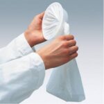 SicSac Spuckbeutel PE 42 cm x 17,2 cm weiss mit Mundstück Ø 11 cm