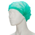 PP-Haarhaube 52 cm grün Klipphaube