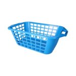 Wäschekorb 50 cm x 35 cm x 20 cm 35L blau