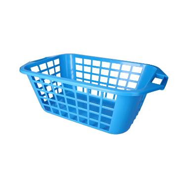 86005319 Wäschekorb 50 cm x 35 cm x 20 cm 35L blau – Bild 1