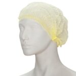 PP-Haarhaube 52 cm gelb Klipphaube