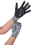 Schnittschutz-Handschuh PU-Beschichtung Gr. 9 grau