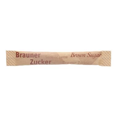 98109 Rohrzuckersticks 4g braun Neutraldruck – Bild 1